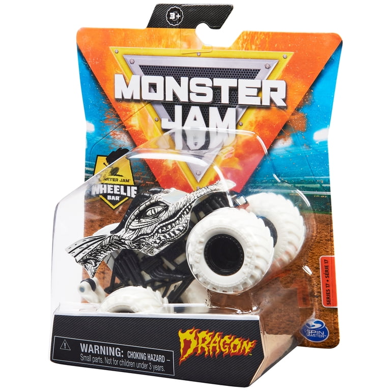 Monster Jam, Official Dragon Monster Truck, Die-Cast Vehicle, Max