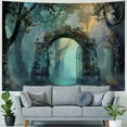 thumbnail image 4 of ONETECH Fairytale Tapestry Enchanted Forest Tapestry Wall Hanging Dark Mood Landscape Wall Tapestry Wall Art for Room Decorations Bedroom College Dorm Decor, 4 of 6