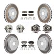 thumbnail image 1 of Transit Auto Front Rear Hub Bearings Assembly Coated Disc Brake Rotors and Ceramic Pads Kit (10Pc) for Car 2019 Toyota 86 Base GT with Brembo Brakes - Left Right Side (Driver Passenger) KBB-130391, 1 of 11