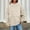 Beige, variant on Women's Fashion Smock Neck Sweatshirts with Pockets Loose Casual Basic Tops Solid Long Sleeve Pullover Fall Winter Clothes Gray M