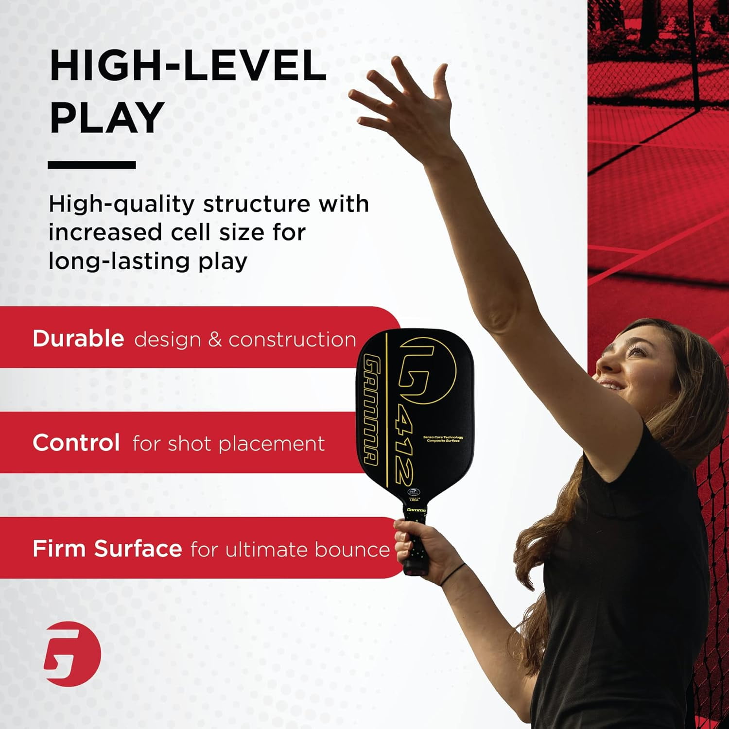 GAMMA 412 Pickleball Paddle