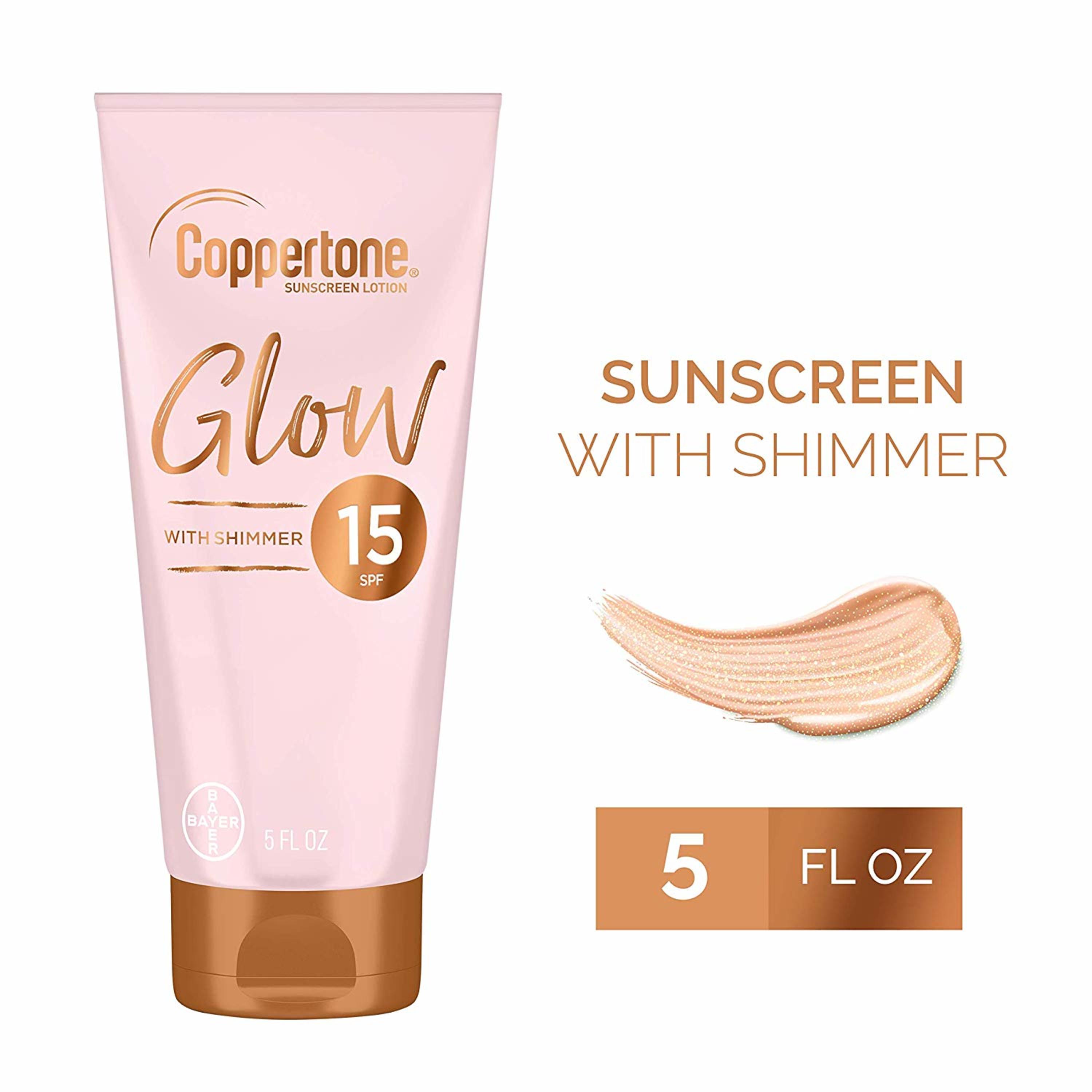 Coppertone Glow Shimmering Sunscreen Lotion with Broad Spectrum SPF 15, 5 oz - image 3 of 6