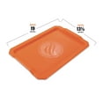 Blackstone Rectangle Griddle Serving Trays in Orange, 2Pack