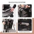 thumbnail image 6 of Monibloom Heavy Duty Pet Stroller for Large Dogs up to 99lb with Anti-Slip Ramp & All-Terrain Wheels for Senior & Disabled Pets, 6 of 6