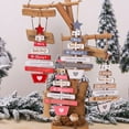 thumbnail image 1 of PENGXIANG Delicate Hanging Pendant Easy Installation Wood Wear-resistant Christmas Word Pattern for Home, 1 of 9