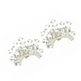 thumbnail image 4 of 2pcs Pearl Shoe Clips Crystal Bridal Shoe Buckles Decorative Shoe Charms, 4 of 8