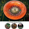 thumbnail image 3 of LOVEVER Wooden Roulette Wheel Set  Professional Roulette Wheel European Roulette Wheel  Turntable Leisure Table Games  Perfect For An At-home Game Night Or A Club, 3 of 5