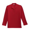 thumbnail image 2 of Port Authority Ladies Long Sleeve Silk Touch Polo-2XL (Red), 2 of 3