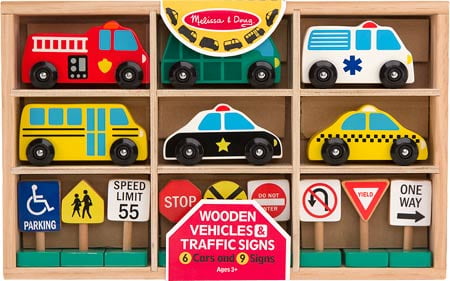 melissa and doug wooden vehicles
