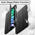 thumbnail image 3 of JETech Case for iPad mini (A17 Pro, 2024 Model, 7th Generation) / mini 6 (2021 Model, 6th Generation), Slim Tablet Cover with Soft TPU Back, Auto Wake/Sleep (Black), 3 of 6