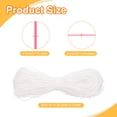 thumbnail image 2 of Uxcell 100Pcs Cuerda de Lanyard de Plástico 3.28ft Gimp Boondoggle para Manualidades Blanca, 2 of 7