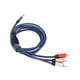 thumbnail image 5 of Cable de audio macho de 3,5 mm a 3 RCA macho Cable de audio estéreo de 1,8 m para altavoz TV CD DVD Cable de alambre, 5 of 5
