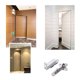 thumbnail image 6 of Ranbo Commercial/Home Self Closing Door Pivot Hinges Heavy Duty Hidden Hinges for Wood Doors 360 Degree Shaft Stainless Steel Invisible Pivot Hinge System (2 Way Adjustable), 6 of 8
