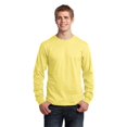 thumbnail image 1 of Port & Company &174; - Tee-Shirt en Coton à Manches Longues. Pc54ls m Jaune, 1 of 1