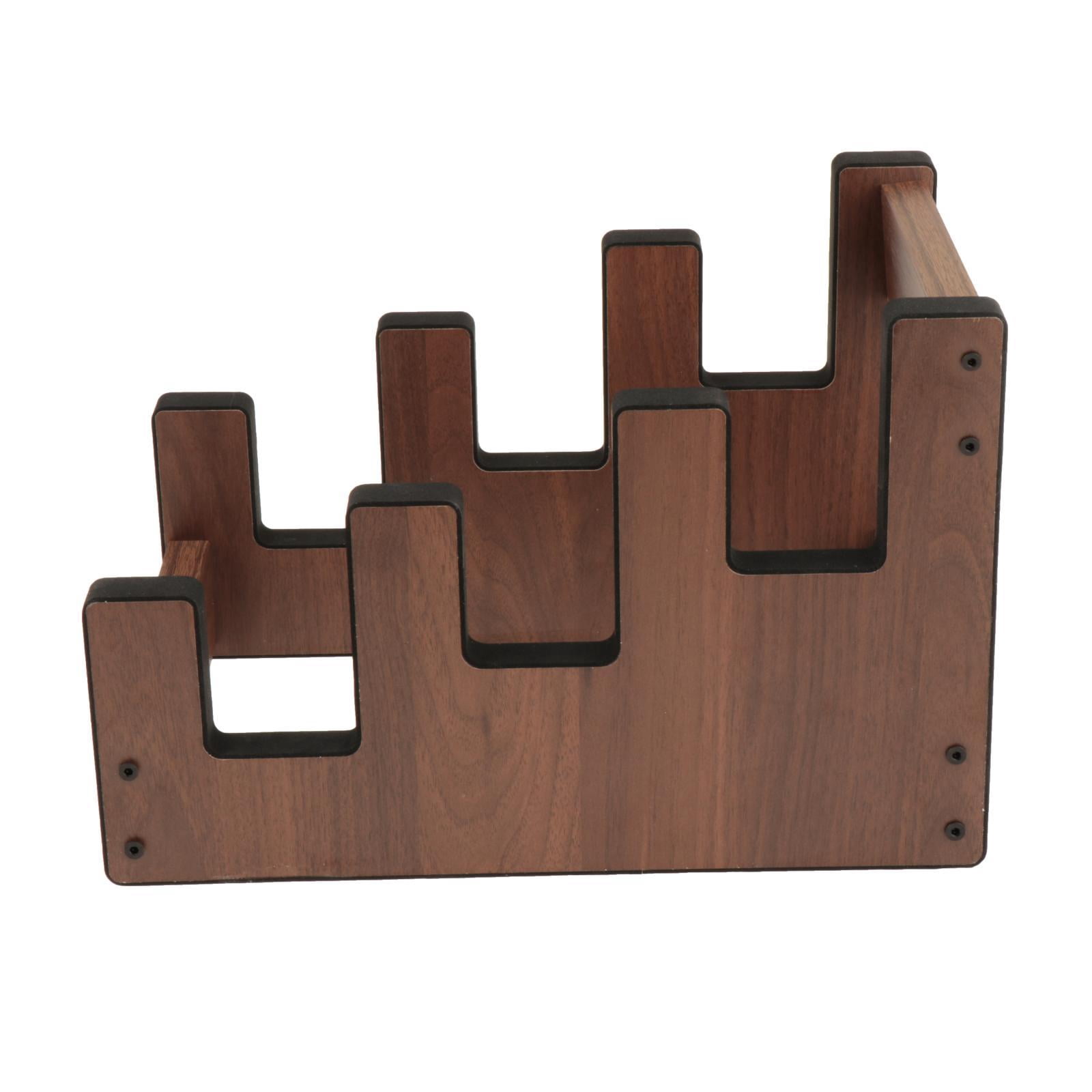 JWQFBC Electric Guitar Stand Front Display Instrument Holder Storage Wooden Guitar Rack