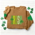 thumbnail image 4 of Tauxra Chandails à Enfiler de la Saint-Patrick pour Femmes, Manches Longues, Col Rond, Coupe Ample, Blouse Tunique Décontractée pour Femmes, 4 of 6