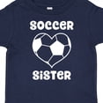 thumbnail image 4 of Inktastic Heart Soccer Sister Girls Toddler T-Shirt, 4 of 5