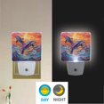 thumbnail image 6 of Dolphins on Sea Night Light LED Dusk to Dawn Auto Sensor Night Lamp Plug-in Nightlight for Bedroom Hallway Kitchen 2 PCs, 6 of 7