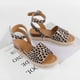 thumbnail image 4 of Sandalias Con Correa Hebilla en El Tobillo Zapatos Diarios Cuero PU para Mujer, 4 of 9