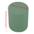thumbnail image 7 of Stretch Ottoman Cover, Round Thick Polyester Ottoman Slipcovers for Living Room Foot Stool Stretch Cover to .66-12.99inch Diameter, 7 of 7