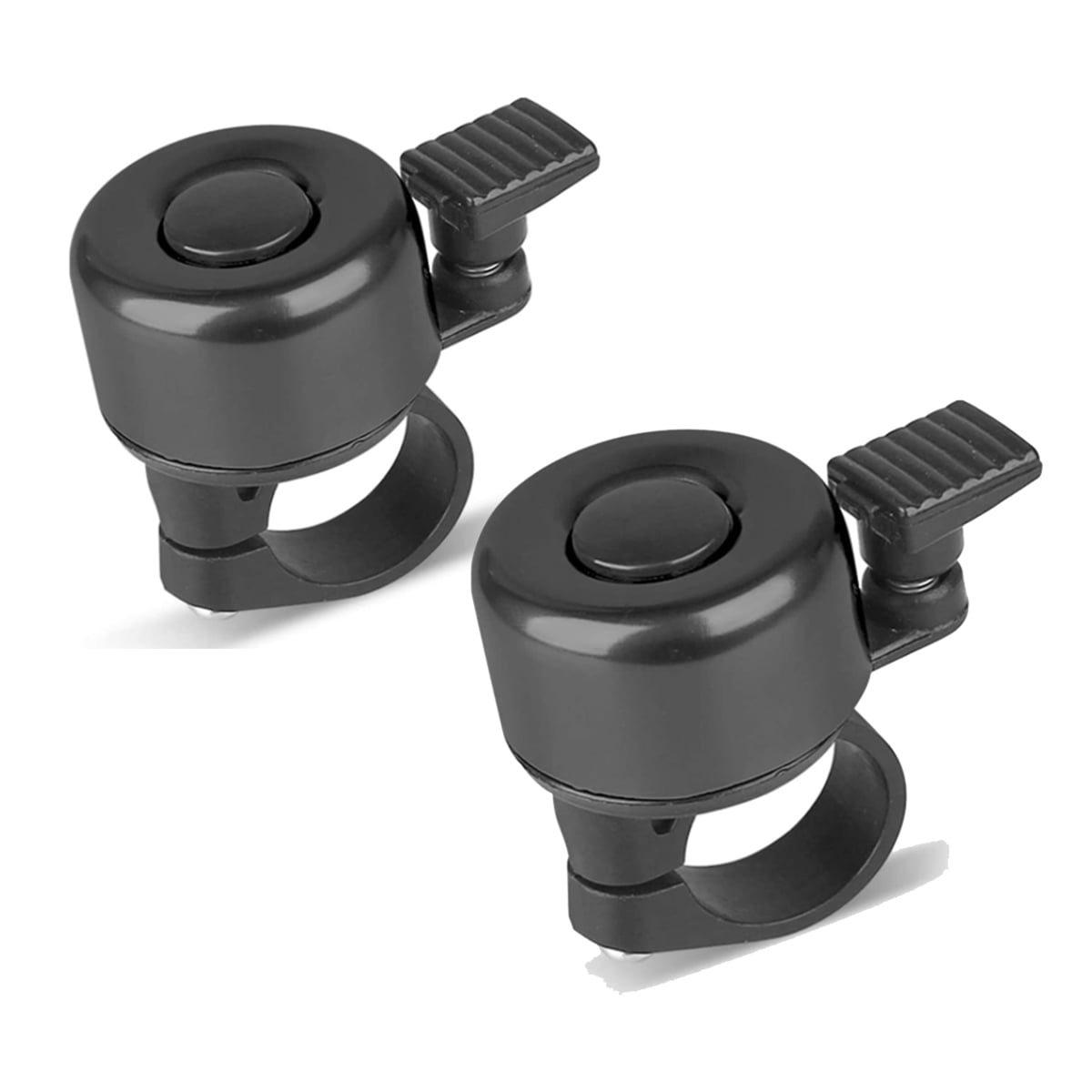 TOTMOX 2PCS Metal Bike Bell, Aluminum Alloy Bicycle Horn with Loud and