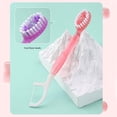 thumbnail image 6 of Disposable Toothbrushes with Toothpaste, 5-in-1 Tool(Mini Toothbrush & Floss & Tongue Scraper & Toothpick Set) with Bursting BeadPortable Oral Care for Home&All in-One Oral Care on The Go, 6 of 9