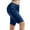 Navy, variant on XIYON Leggings For Women Ladies Tight Fitting Fashionable Slim High Waist Elastic Imitation Denim Leggings Shorts Fashion