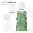 thumbnail image 3 of Honeii Colourful Tie Dye print basktball shirt for men and women, Unisex basketball jersey for Theme party-Large, 3 of 6