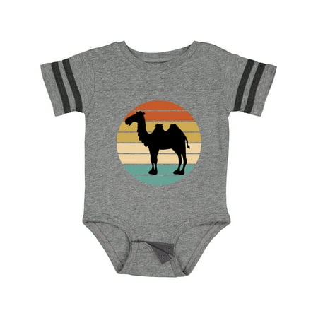 

Inktastic Camel Silhouette Retro Sunset Boys or Girls Baby Bodysuit