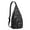 Black-60, variant on Celestial Goth Sling Backpack - Moon Phase & Star Pattern, Multi-Pocket Daypack for Night Photography