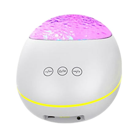 

Projection Night Light Bluetooth Audio Colorful Ocean Light Remote Control Upgraded Music LED Projection Light Bluetooth Audio White