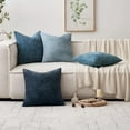 thumbnail image 2 of Lomyolo Set of 4 Chenille Pillow Covers - 20x20 Inch Soft Farmhouse Decor for Couch, Sofa, Bedroom Spring Summer Farmhouse Accent Boho Cushions Decor, 2 of 6
