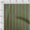 thumbnail image 1 of oneOone Organic Cotton Poplin Twill Fabric Stripe Block Printed Fabric 1 Yard 42 Inch Wide, 1 of 1