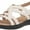 White, variant on Easy Street Women's Lobo Sandal, Tan, 7.5