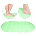 thumbnail image 6 of Bathroom Non Slip Bathtub Floor Shower Mat Carpet Doormat with Rubber Suction Cup (Green), 6 of 8