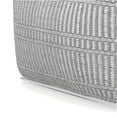thumbnail image 2 of JERFIT Outdoor Indoor Boho Pouf Ottoman, 20" Square Footrest Stool, Gray Woven Recycled Polyester, Water Resistant for Patio, Deck, Living Room, 2 of 10