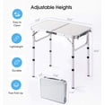 thumbnail image 3 of Mesa de camping plegable YUFIFAIRY, pequeña y portátil, 61 x 41 cm, 3 of 6