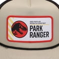 thumbnail image 3 of Gorra Bioworld Jurassic Park Ingen Guardabosques Tan Foam Trucker, 3 of 6