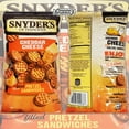 thumbnail image 3 of Snyder Pretzels Bulk Pack - Cheddar Cheese Filled Pretzel Sandwiches - 3 Individually Sealed 8 Ounce Bags - For On The Go Snacks, Lunches, Movie Nights and More in Cornershop Confections Pack, 3 of 3