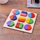thumbnail image 2 of Formas geométricas de madera Ordenar Matemáticas Montessori Puzzle Niños Juguetes educativos (2) Ehuebsd libre de BPA, 2 of 9
