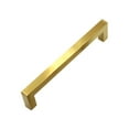 thumbnail image 1 of Binwennn 5 Pcs Poignée d'Armoire Poignée d'Armoire Dorée Poignée de Cuisine Poignée de Tiroir Carrée Poignée de Quincaillerie de Tiroir en Acier Inoxydable, 1 of 4