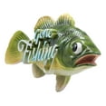 thumbnail image 4 of Ebros Southwest Nautical Gone Fishing Sea Bass Fish Hanging Wall Plaque 16.75"L, 4 of 6