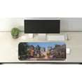thumbnail image 2 of Gothic Computer Mouse Pad, York Minster View in Evening Cityscape Historical Landmark Street in the England, Rectangle Non-Slip Rubber Mousepad Large, 31" x 12" Gaming Size, Multicolor, by Ambesonne, 2 of 2