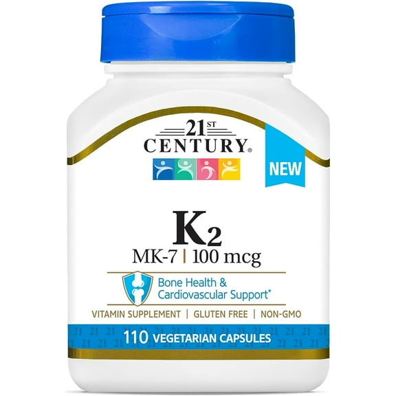 21st Century Vitamin K 100mg-110 Vegetarian Capsules