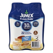 Jumex Protein Shake Vanilla Flan, 30g Protein, 12 fl oz, 4 Pack