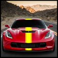 thumbnail image 1 of Sticker Connection | Racing Stripes | Hood Rally Vinyl Race Stripes | (7"x72", Yellow), 1 of 4