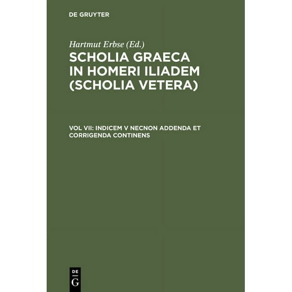 Indicem V Necnon Addenda Et Corrigenda Continens, (Hardcover)