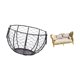 thumbnail image 5 of Cesta De Alambre Para Guardar Huevos, Cesta Tejida De Alambre De Hierro, Cesta De Frutas Y Verduras Campestres Para Encimera De Cocina, Baño, Verduras, Casa De Muñecas, Sofá De Madera En, 5 of 8