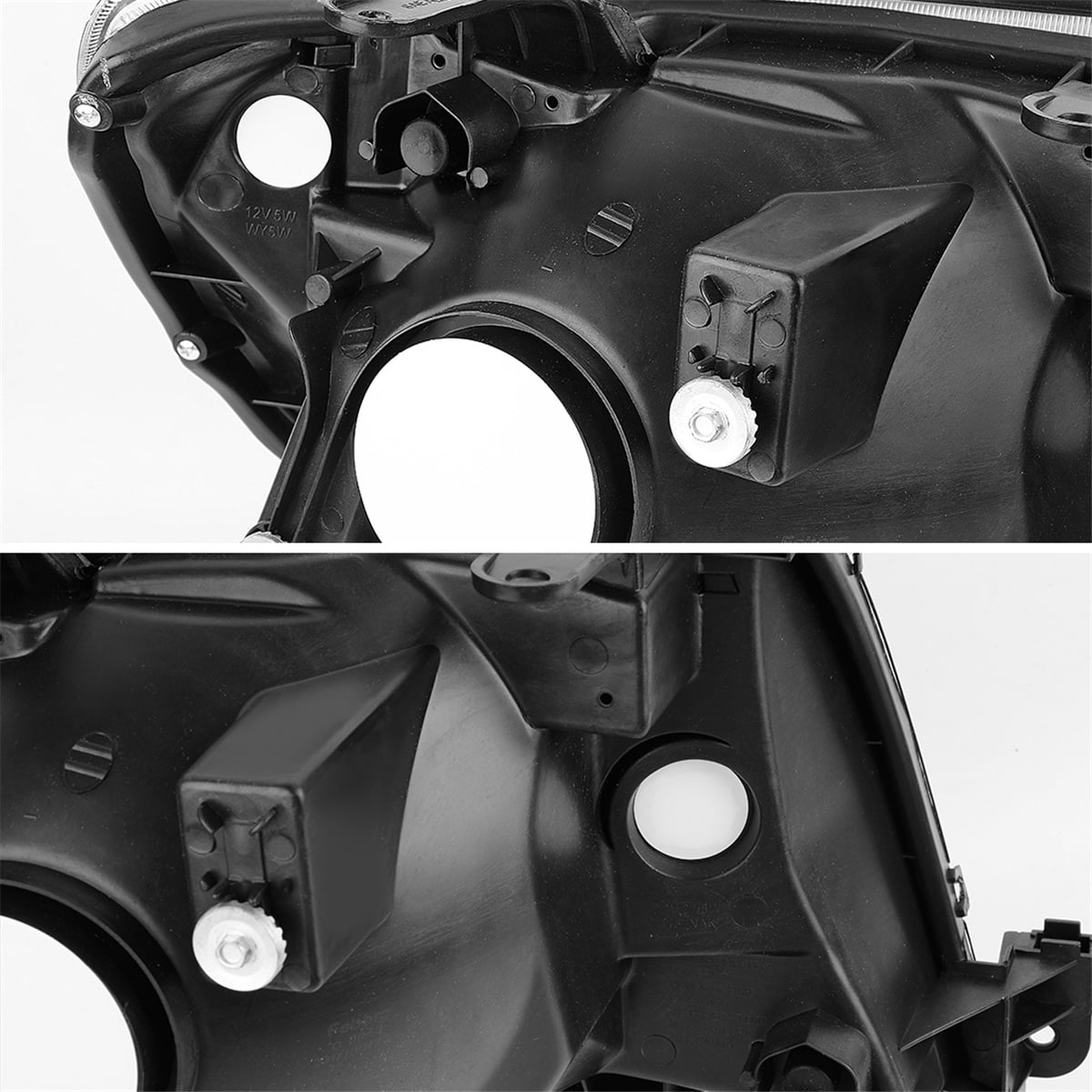 RVNI Clear/Chrome Headlights Assembly Fits For 2005-2011 Toyota Tacoma Left & Right