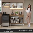 thumbnail image 5 of Cocina Integral Completa Modular Madesa Emilly 165cm MM 04, 5 of 5